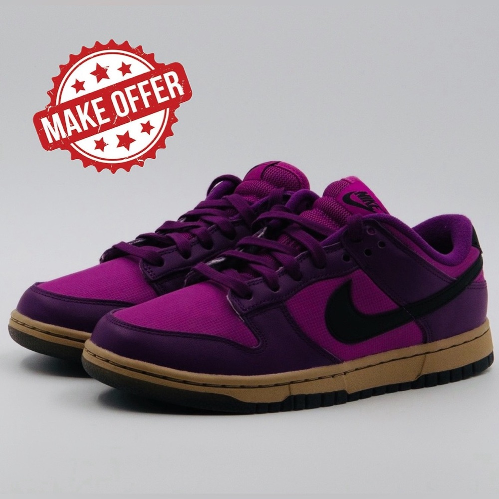 NIKE Dunk Low 2023 in Viotech Hot Fuchsia. SZ. 10W (8.5M). ** NEW IN OG BOX.**